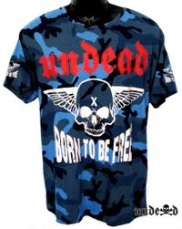 limitiertes camoflage biker shirt von undead